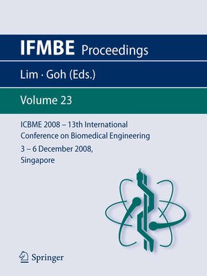 cover image of 13th International Conference on Biomedical Engineering